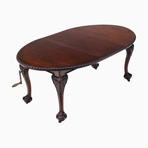 Mahogany Wind Out Extending Dining Table, 1890s