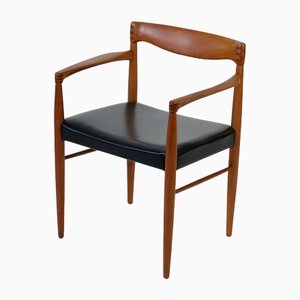 Danish Teak Armchair by H.W. Klein for Bramin, 1960s