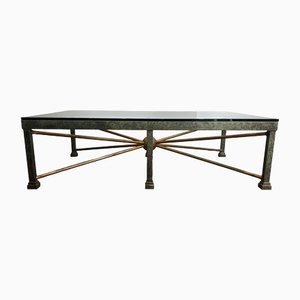 Steel and Wrought Iron Coffee Table, 1940s