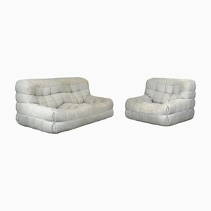 Sofa and Armchair, 1970s, Set of 2