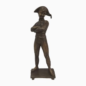 Figurine de Pirate Vintage en Bronze, 1960s