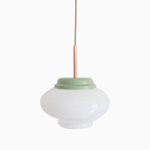 Vera Pendant Lamp in Mint Green, 1960s