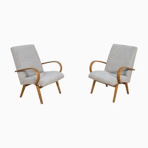 Set of Model 53 Armchairs by Jaroslav Smidek for Ton, 1960s