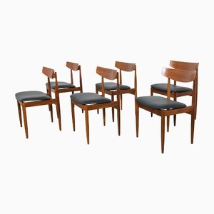 Mid-Century Dining Chairs in Teak by Ib Kofod Larsen for G-Plan, 1960s, Set of 6