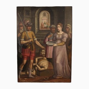 Salome avec la Tête de Jean-Baptiste, 1630, Huile sur Toile, Encadrée