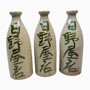 Brocche da sake Tokuri, Giappone, set di 3