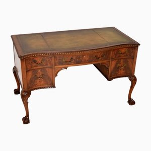Antique Chippendale Style Leather Top Desk, 1900s