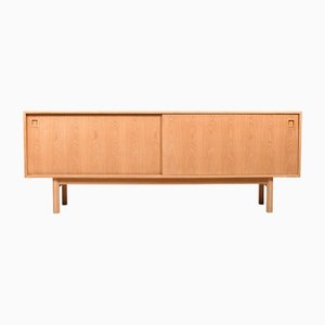 Credenza bassa nr. 21 in quercia di Omann Jun, Danimarca, anni '60