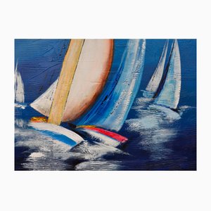 Dany Soyer, En Mer, 2022, Acrylic on Canvas
