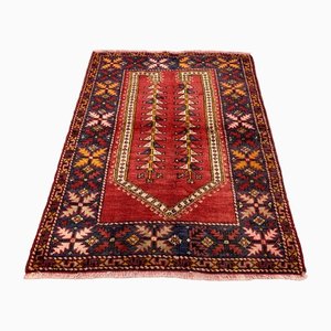 Vintage Western Turkish Red Wool Rug