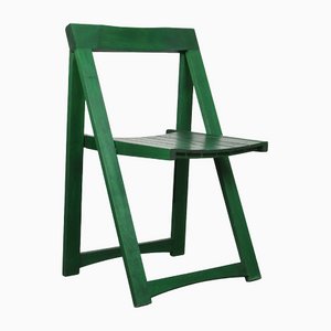 Vintage Green Trieste Folding Chair attributed to Aldo Jacober, 1960s