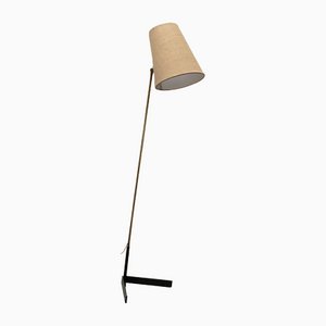 Lámpara de pie minimalista Mid-Century, años 60