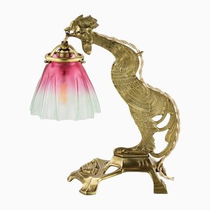 Lampe de Bureau Art Nouveau, 1900s