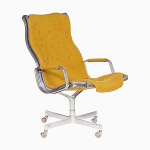 Yellow Swivel Chair by Rudolf Szedleczky, 1970s