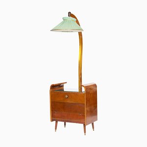Bar Cabinet with Lampshade in Mid-Century Modern Style, 1960s