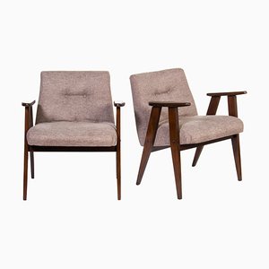 Vintage No. 366 Armchairs by Jozef Chierowski, 1962, Set of 2