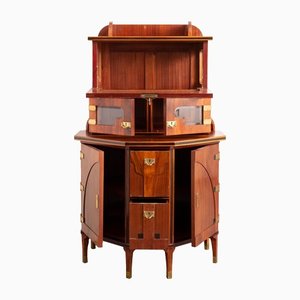 Art Nouveau Mahogany Cabinet from August Ungethüm, 1905