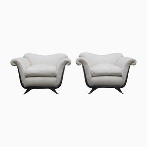 Italian Lounge Chairs by Guglielmo Ulrich, 1940s, Set of 2