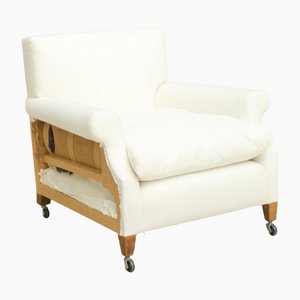 20th Century Square Back Deep Seated Country House Armchair