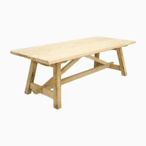 Rustic Farmhouse Dining Table in Pine