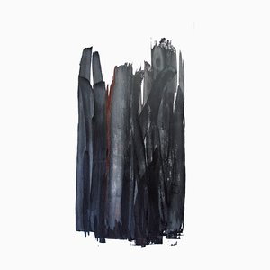 Emma Godebska, Foresta nera, 2018, acrilico su tela
