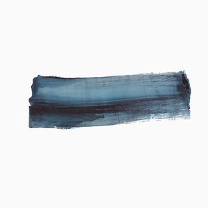Emma Godebska, Acid Blue, 2020, acrílico sobre lienzo