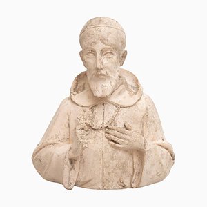 Plaster Traditional Figure of a Saint, 1950s
