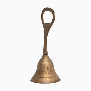 Apribottiglie a forma di campana rustico in bronzo, Spagna, anni '50