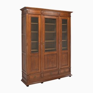 Wilhelminian Oak Showcase Cabinet