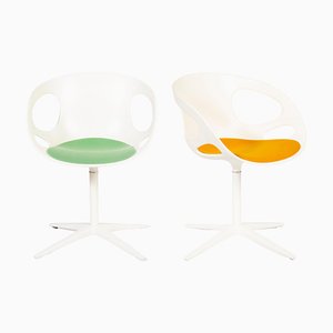 Rin Dining Swivel Chairs attributed to Hiromichi Konno for Fritz Hansen, 2009, Set of 2