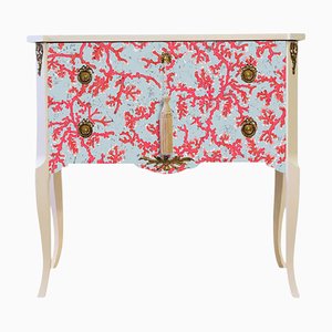 Gustavian Chest with Coral Design, 1959