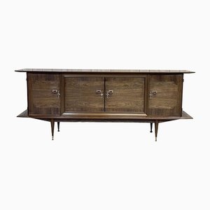 Sideboard in Rosewood and Leather Handles, 1960s