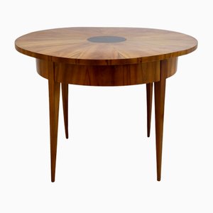 Round Biedermeier Dining Table or Center Table in Cherrywood, Germany, 1820s