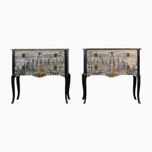 Commodes Style Louis XV, 1950s, Set de 2