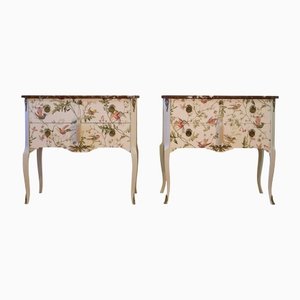 Louis XV Style Hummingbird Chests, 1950s, Set of 2