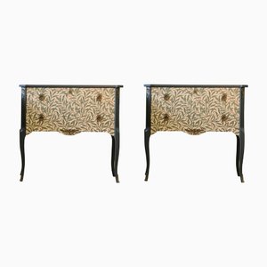 Commodes Style Gustavien avec Design Classique William Morris, 1950s, Set de 2