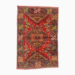 Türkischer Vintage Orientteppich in Rot