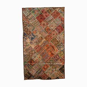 Vintage Embroidered Wall Hung Patchwork Tapestry