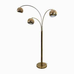 Italian Brass Arc Lamp, 1960s