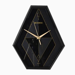 Vintage Wanduhr von Academy, 1980er