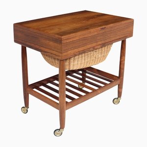 Mid-Century Rosewood Serving Trolley, 1960s