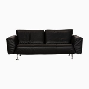 Black Leather 250 3-Seater Sofa from Rolf Benz