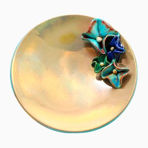Kleine Lustre & Flower Schale von Ceramiche Lega