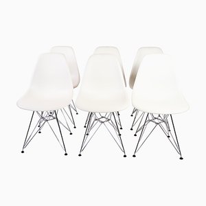 DSR Chairs with Eiffel Tower Frame by Charles & Ray Eames, 2000, Set of 6