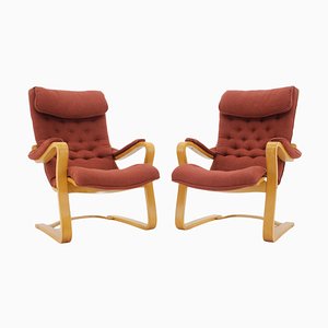 Armchairs attributed to Bröderna Andersson for Bröderna Andersson, 1970, Set of 2