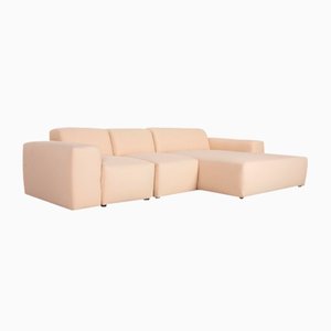 Cream Fabric Mycs Pyllow Corner Sofa