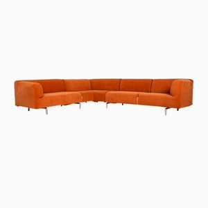 Orangefarbenes Sofa von Piero Lissoni für Cassina