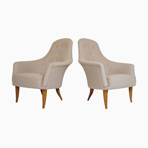 Mid-Century Big Adam Sessel & Kerstin Horlin Holmquist von NK, Schweden, 1950er, 2er Set