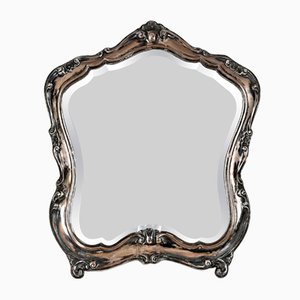 Miroir de Table Style Louis XV en Argent 800, Italie, 1930s