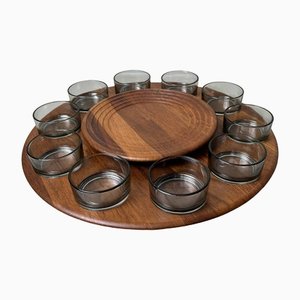Lazy Susan by Jens Quistgaard for Digsmed, 1960s, Set of 11